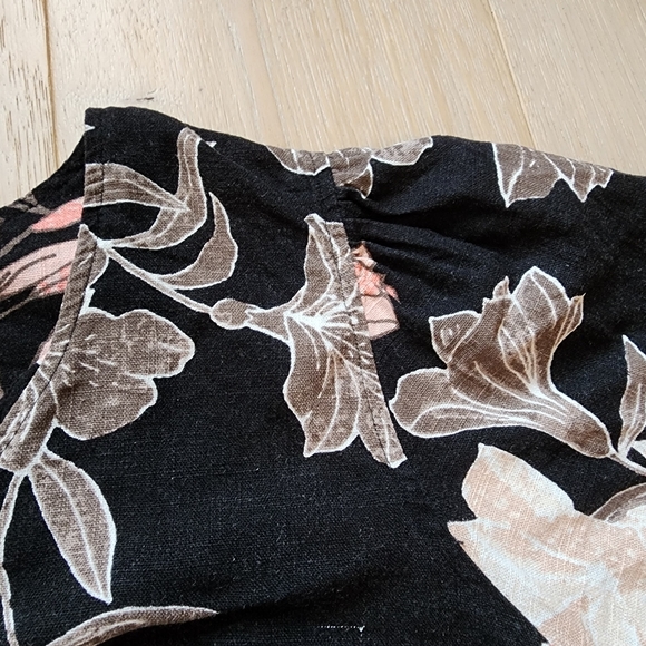 Nicole Miller Linnen Floral Dress Size XL - Picture 10 of 14